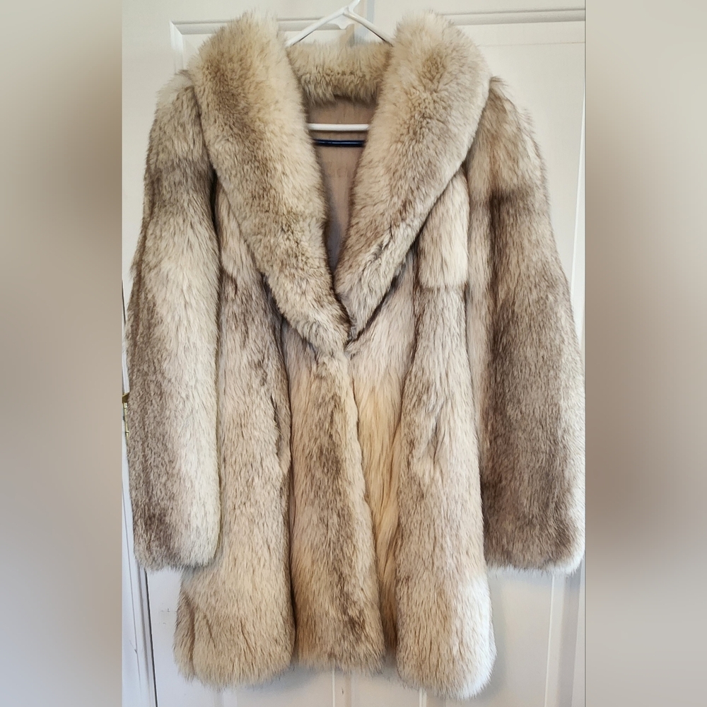 Silver Fox Fur Coat